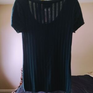 Axcess light sweater in med-dwrk green szM